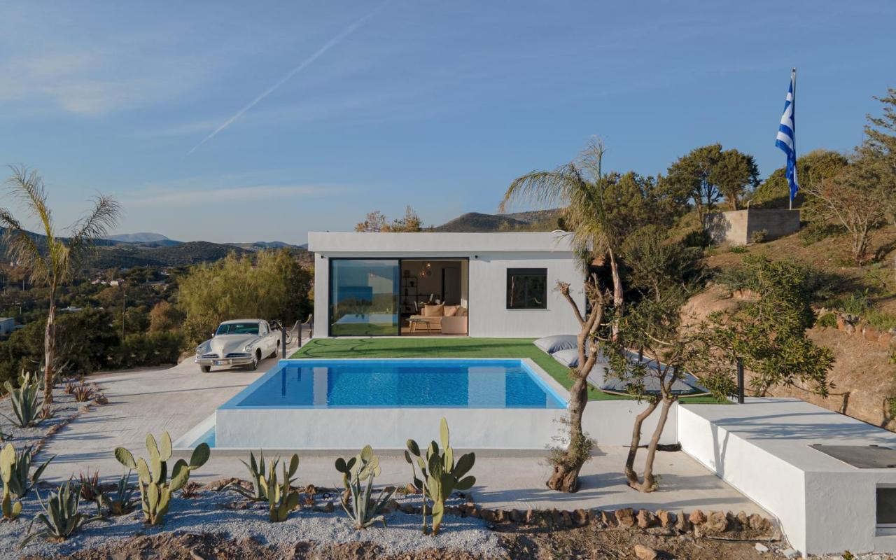 Sounio Black Villa Szúnio Kültér fotó