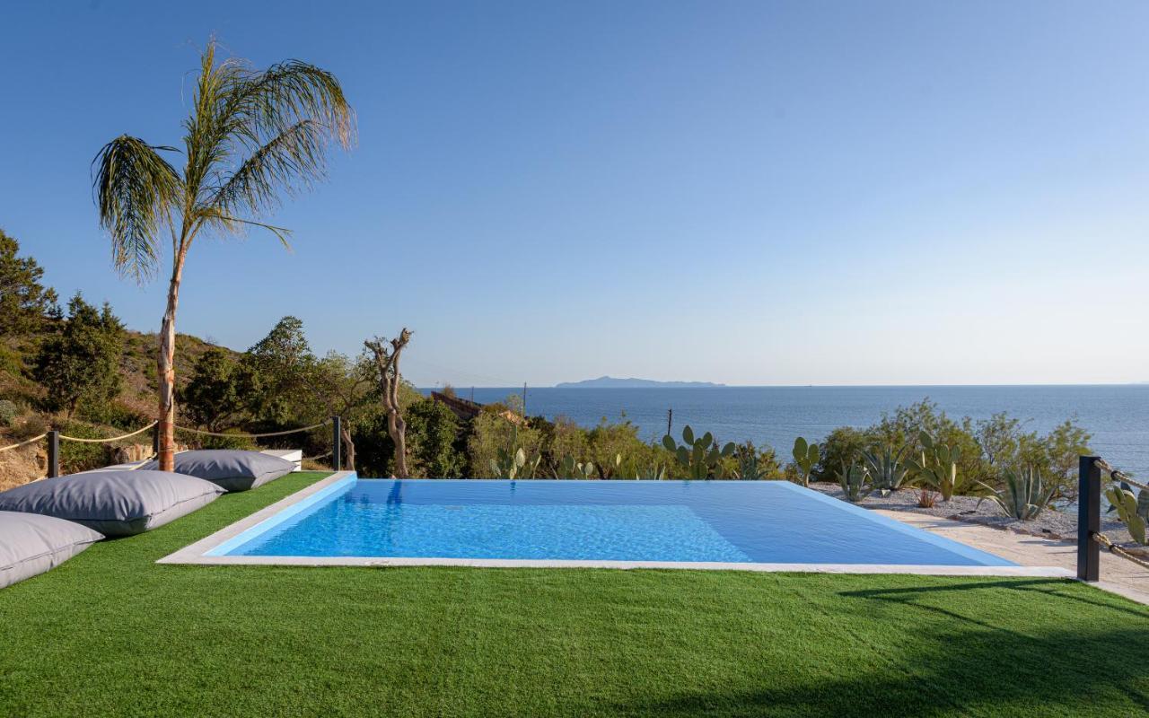 Sounio Black Villa Szúnio Kültér fotó