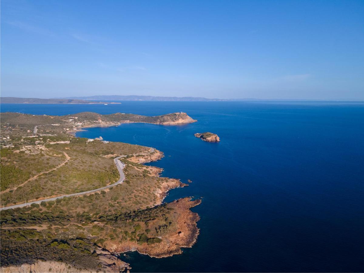 Sounio Black Villa Szúnio Kültér fotó